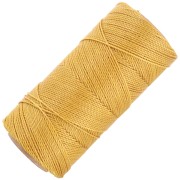 Bobina de hilo encerado Linhasita para micro macramé 1 mm - Mostaza (1466) x168m