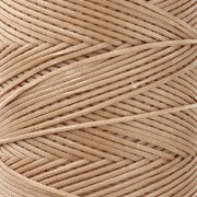 Bobina de hilo plano encerado Linhasita para macramé de 1,4 mm - Cinnamon (PALHA) x 130 m