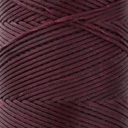 Bobina de hilo plano encerado Linhasita para macramé de 1,4 mm - Currant (632) x 130 m