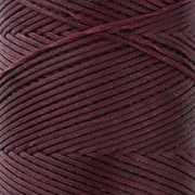Bobina de hilo plano encerado Linhasita para macramé de 1,4 mm - Currant (632) x 130 m