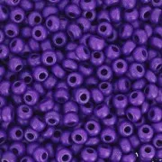 Cuentas de Rocalla Preciosa 8/0 - 3 mm - Terra Intensive - Violeta mate x20 g