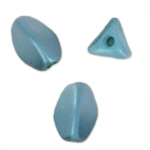 Pinch Beads 5x3 mm Pastel Petrol x50