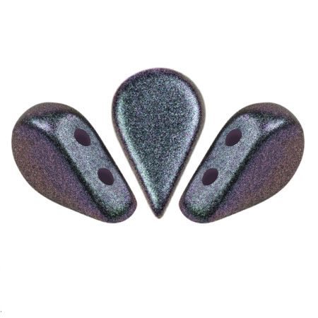 Cuentas de cristal Amos® by Puca® 5x8 mm - Polynesian Lilac x10g