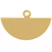 Alicate media luna punta 18x11 mm - Dorado x1