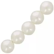 Crema - Perles rondes 18 mm imitation perle d'eau douce - Crème nacré x10 Perles rondes 18 mm imitation perle d'eau douce - Crème nacré x10