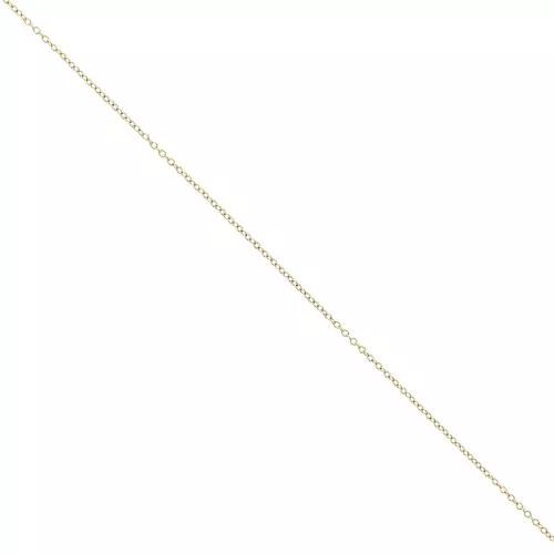 Cadena de malla Forçat 1 mm - Acero inoxidable 316L dorado x50cm
