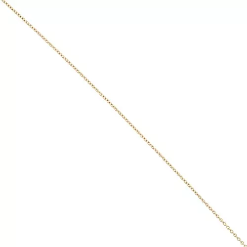 Cadena de eslabones de lima Forçat 1,1 mm - Acero inoxidable 316L dorado x50cm
