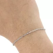 Cadena biselada limada Forçat de 2 mm - Acero inoxidable 316L x1m