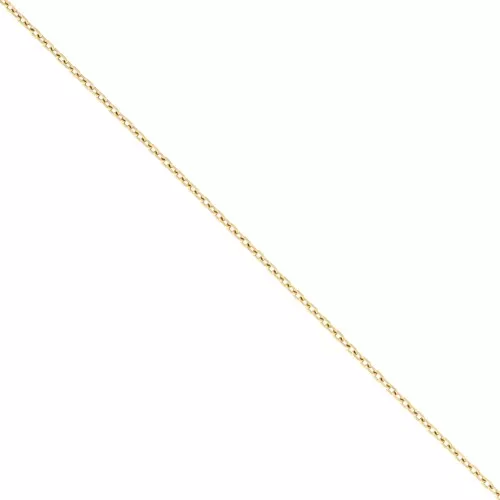 Cadena biselada Forçat 2 mm - Acero inoxidable 316L chapado en oro x50cm