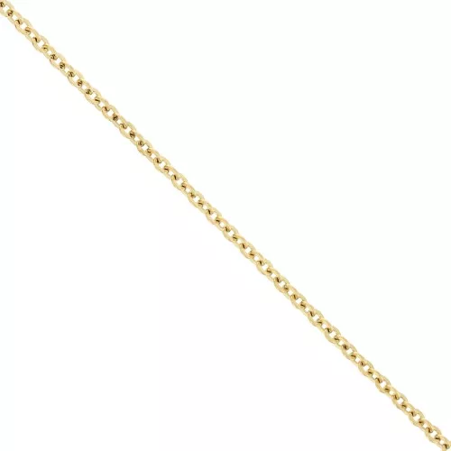 Cadena de malla Forçat 3,3 mm - Acero inoxidable 316L dorado x50cm
