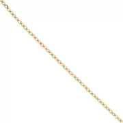 Cadena Forçat 2,6 mm - acero inoxidable 316L dorado x50cm