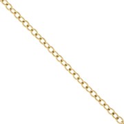 Cadena de malla Forçat 5 mm - Acero inoxidable 316L dorado x50cm|raw }}