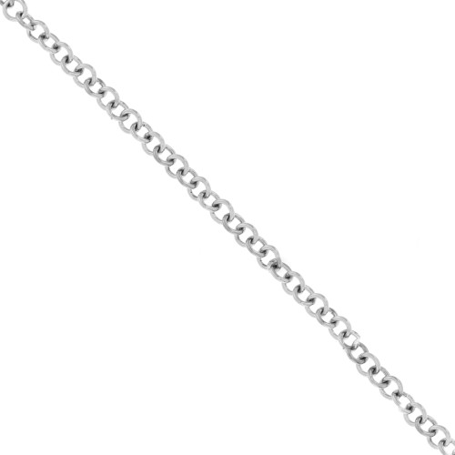 Forçat cadena de malla redonda 4,9 mm - acero inoxidable 316L x1m