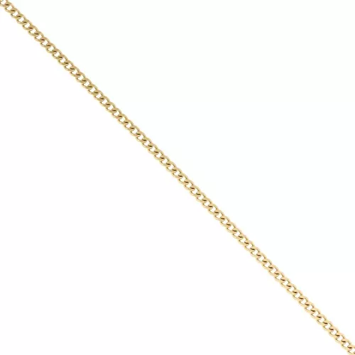 Eslabón de cadena con bordillo 2,9 mm - acero inoxidable 316L dorado x50cm