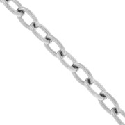 Cadena de malla Forçat 6,3 mm - Acero inoxidable 316L x50cm