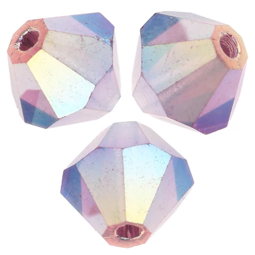 Preciosa cuentas rondelle - Cuenta rondelle 5 mm - Amatista AB 2X x12