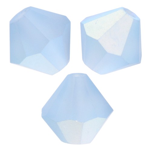 Preciosa rondelle cuentas - Cuenta 6 mm - Aguamarina AB Mate x12