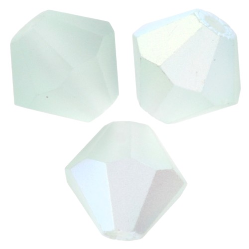 Preciosa cuenta rondelle - Cuenta 6 mm - Crisolita AB Mate x12