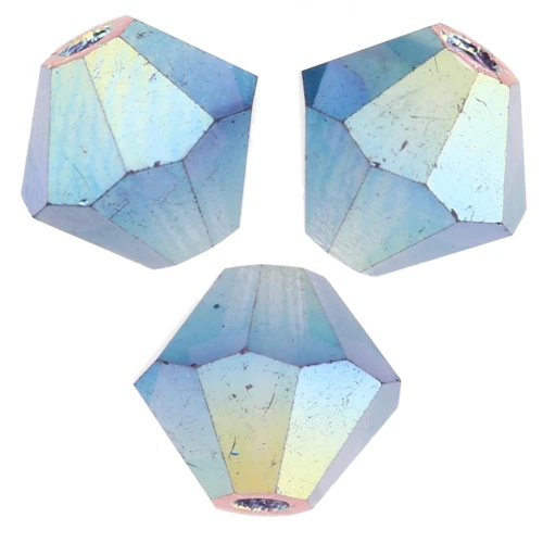 Preciosa cuentas rondelle - Cuenta rondelle 5 mm - Tanzanita profunda AB 2X x12