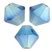 Preciosa cuenta rondelle - Cuenta rondelle 5 mm - Montana AB 2X x12|raw }}