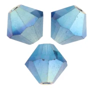 Preciosa cuenta rondelle - Cuenta rondelle 5 mm - Montana AB 2X x12