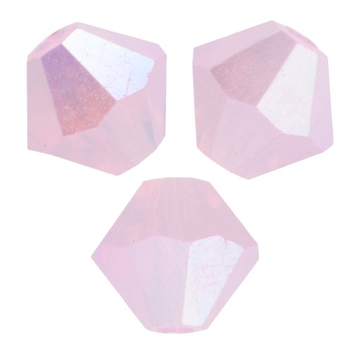 Preciosa cuentas rondelle - Cuenta rondelle 5 mm - Rose Opal AB 2X x12
