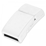 Cierre magnético 20x12 mm para cordón plano 10 mm Chapado Plateado envejecido x1|raw }}