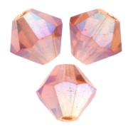 Preciosa cuenta rondelle - Cuenta rondelle 5 mm - Topacio AB 2X x12