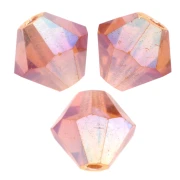 Preciosa cuenta rondelle - Cuenta rondelle 5 mm - Topacio AB 2X x12