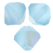 Preciosa Bicones - Cuenta rondelle 5 mm - Aqua Bohemica AB Mate x12