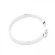 Pulsera en latón 15cm para cabujón fondo plano 10mm plataé x1