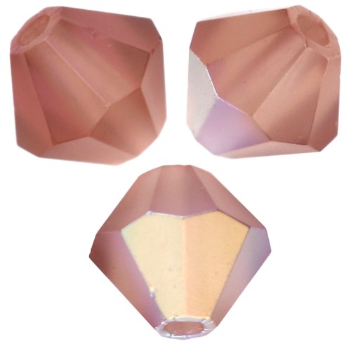 Preciosa cuenta rondelle - Cuenta rondelle 5 mm - Topacio Colorado claro AB Mate x12