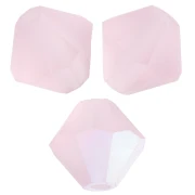 Preciosa Bicones - Cuenta rondelle 5 mm - Light rose AB mate x12