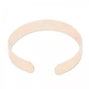 Base pulsera latón 10x145 mm dorado rosa x1