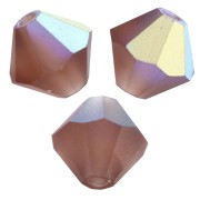 Preciosa cuenta rondelle 5 mm - Topacio ahumado AB mate x12|raw }}