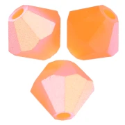 Preciosa cuentas para hilar - Cuenta rondelle 5 mm - Sun AB Mate x12