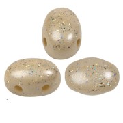 Cuentas de cristal Samos® by Puca® 5x7 mm Constellation Beige x10g