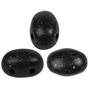 Cuentas de cristal Samos® by Puca® 5x7 mm Constellation Negro x10g