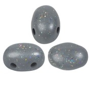 Cuentas de cristal Samos® by Puca® 5x7 mm Constellation Gris x10g|raw }}