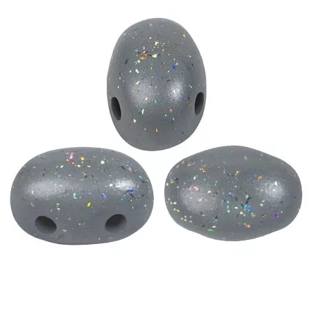 Cuentas de cristal Samos® by Puca® 5x7 mm Constellation Gris x10g