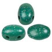 Cuentas de cristal Samos® by Puca® 5x7 mm Constellation Verde x10g|raw }}