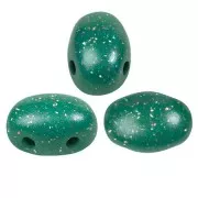 Cuentas de cristal Samos® by Puca® 5x7 mm Constellation Verde x10g