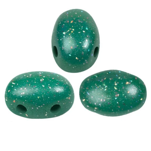 Cuentas de cristal Samos® by Puca® 5x7 mm Constellation Verde x10g