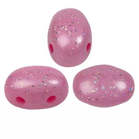 Cuentas de cristal Samos® by Puca® 5x7 mm Constellation Persian Pink x10g