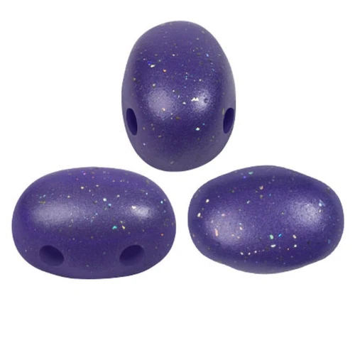 Cuentas de cristal Samos® by Puca® 5x7 mm Constellation Purple rain x10g