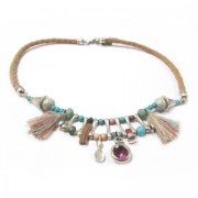 Separador irregular 2 agujeros 25 mm Chapado Plateado envejecido x4