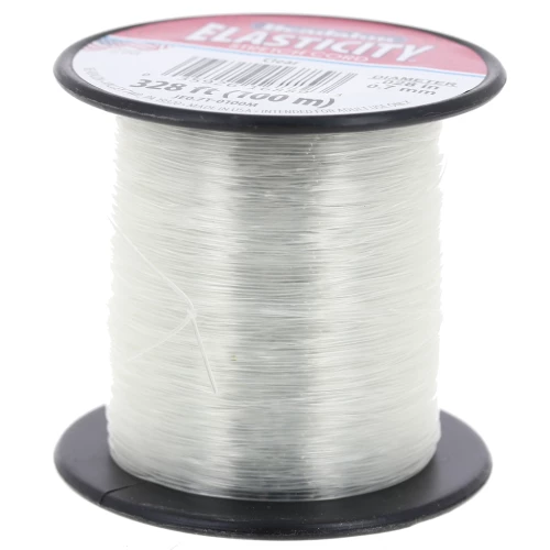 Hilo de elasticidad 0,7 mm - Transparente x100m