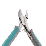 Alicates de corte con muelle 12 cm mango ergonómico by Cuenta&Co - Azul - Gris x1