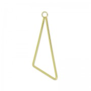 Colgante triángulo 44 mm Dorado con oro fino HQ x1|raw }}