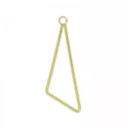 Colgante triángulo 44 mm Dorado con oro fino HQ x1